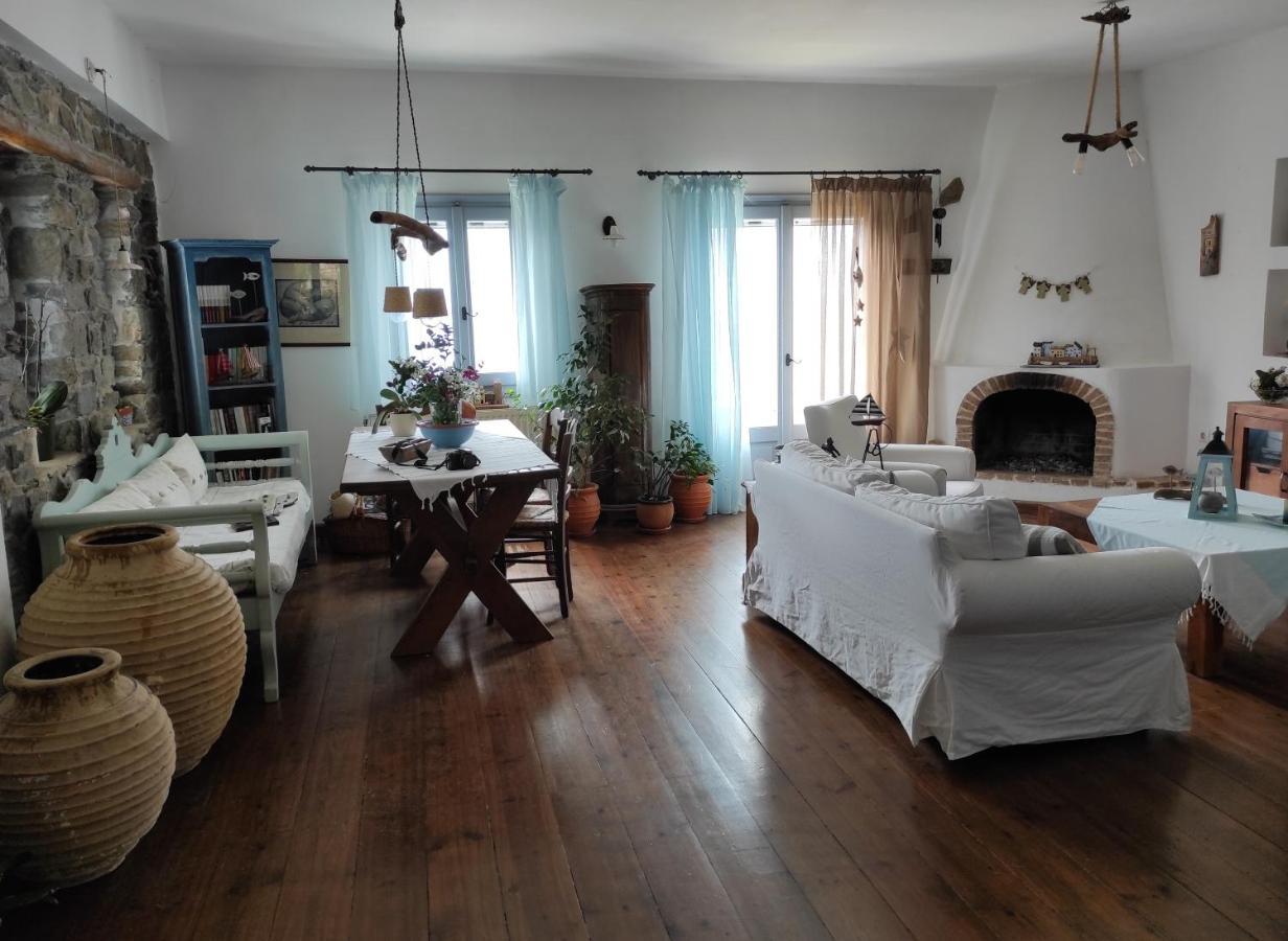 에르무폴리 C & C _ Cycladic House With Endless Sea View 빌라 외부 사진