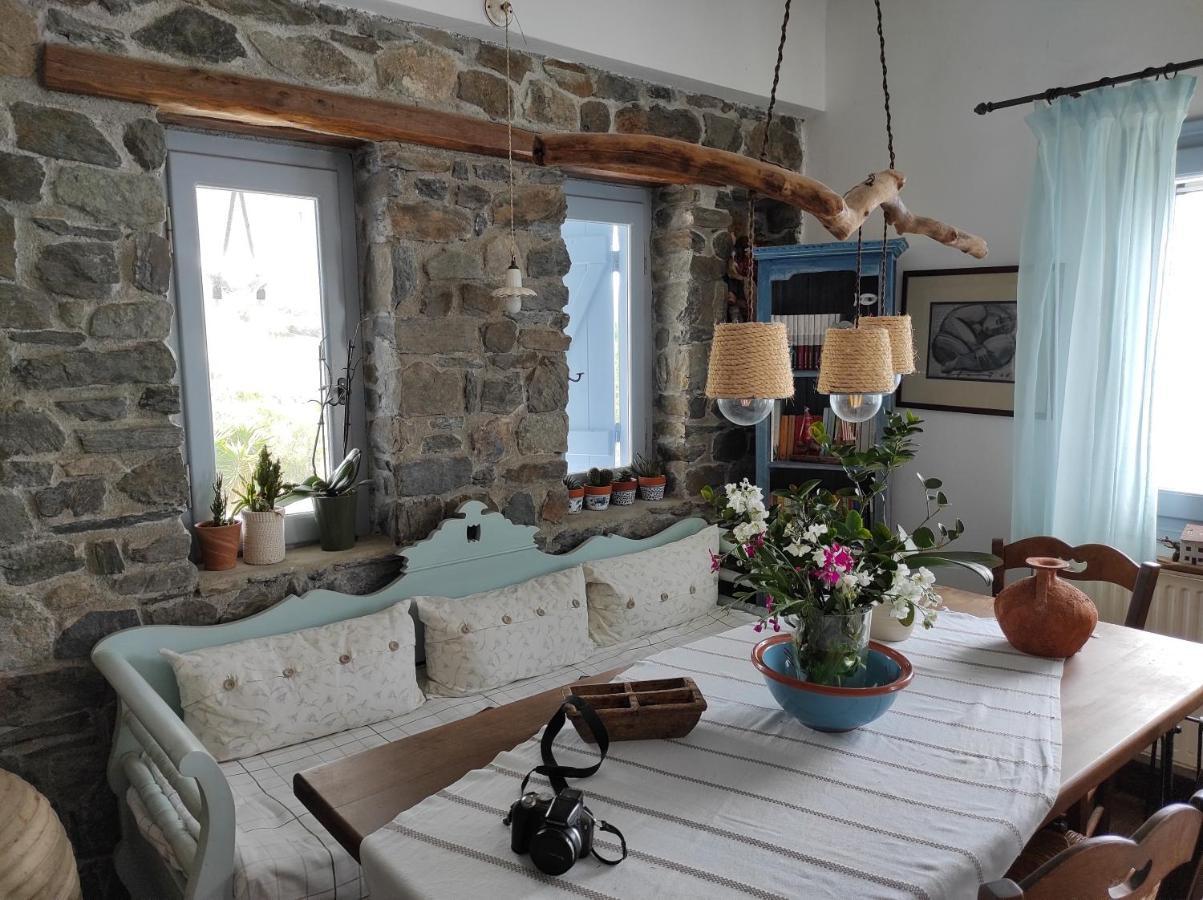 에르무폴리 C & C _ Cycladic House With Endless Sea View 빌라 외부 사진