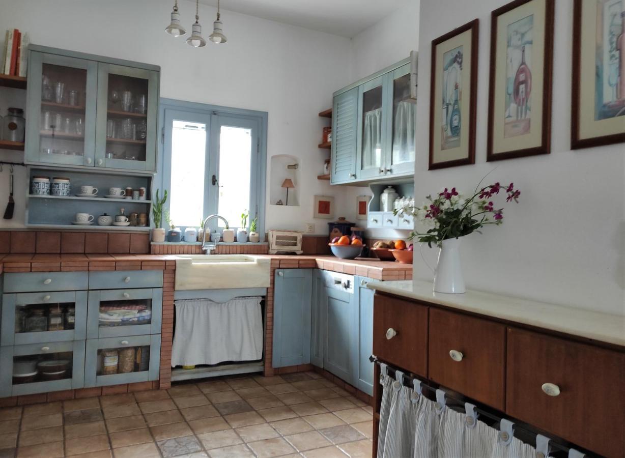 에르무폴리 C & C _ Cycladic House With Endless Sea View 빌라 외부 사진