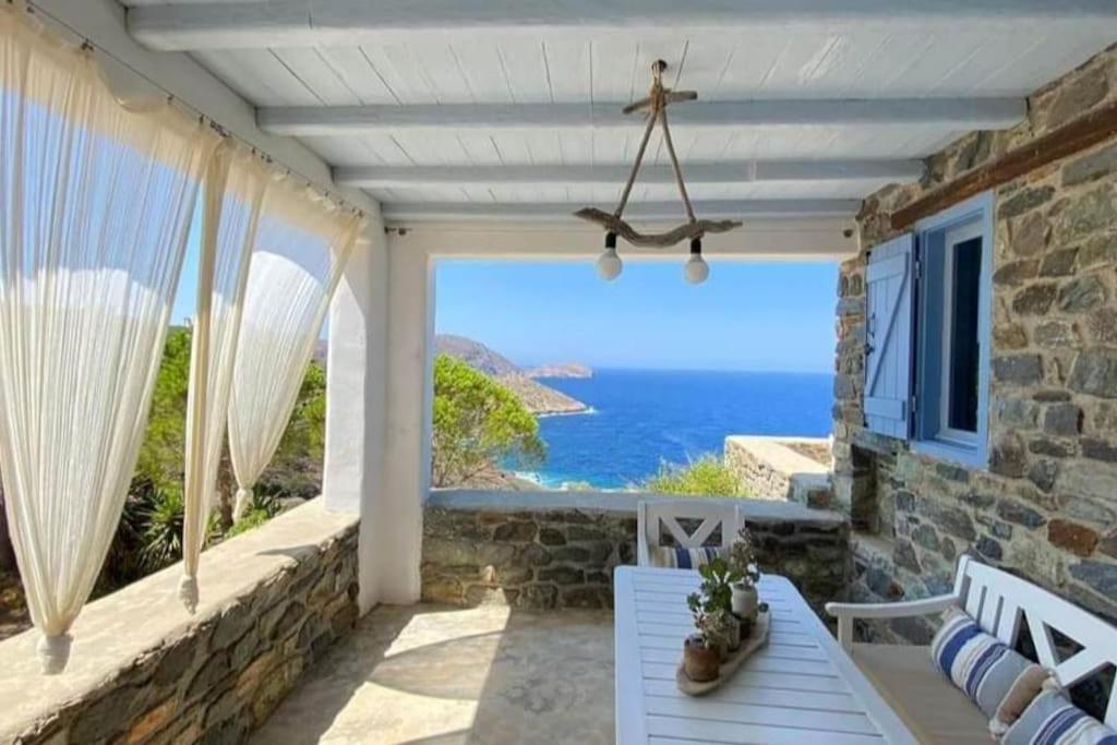 에르무폴리 C & C _ Cycladic House With Endless Sea View 빌라 외부 사진