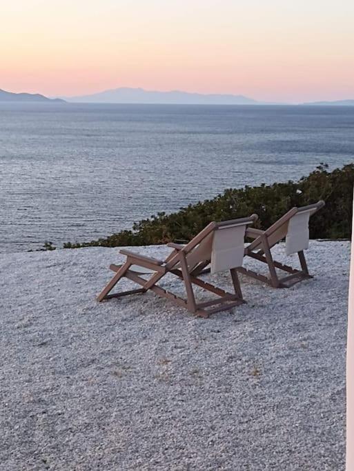 에르무폴리 C & C _ Cycladic House With Endless Sea View 빌라 외부 사진